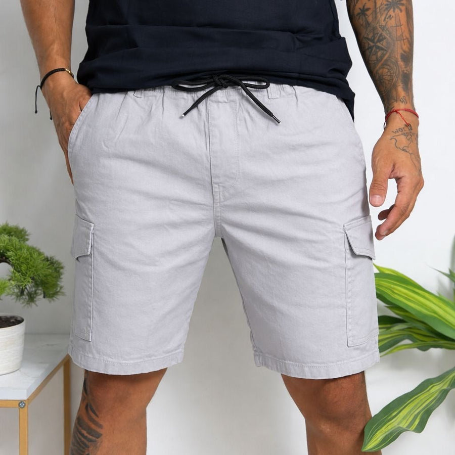 Bermuda Cargo en Dril para Hombre