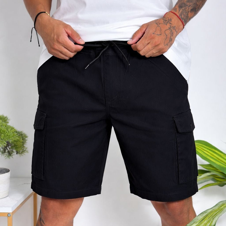 Bermuda Cargo en Dril para Hombre