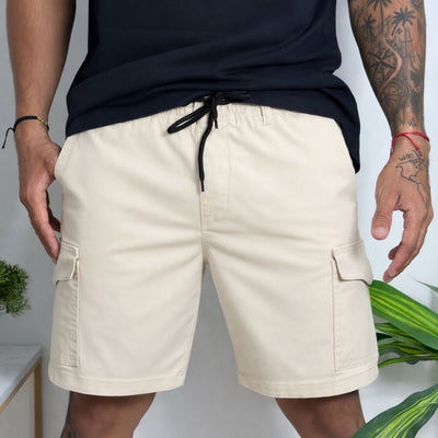 Bermuda Cargo en Dril para Hombre