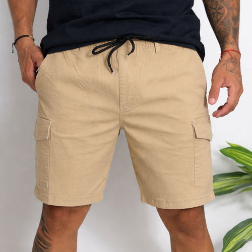 Bermuda Cargo en Dril para Hombre