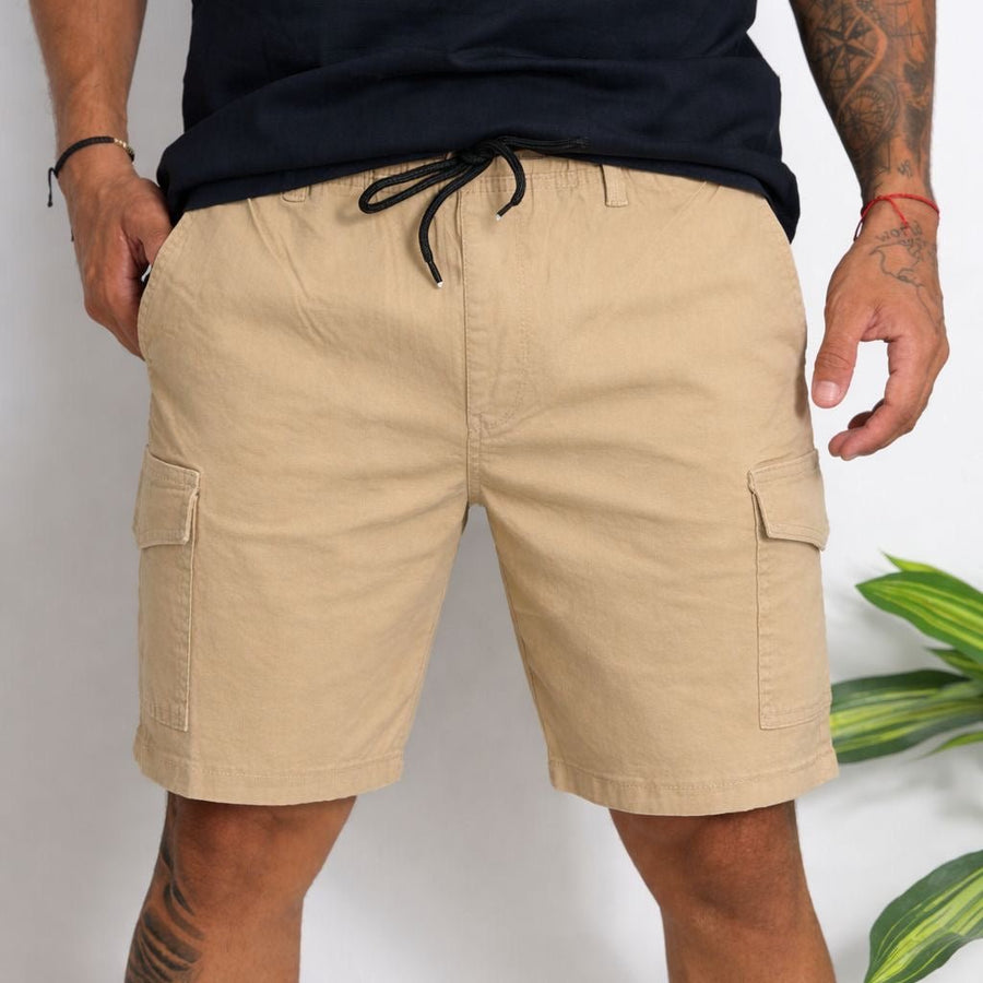 Bermuda Cargo en Dril para Hombre