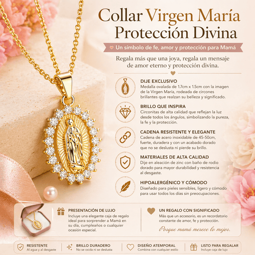 Collar Virgen María