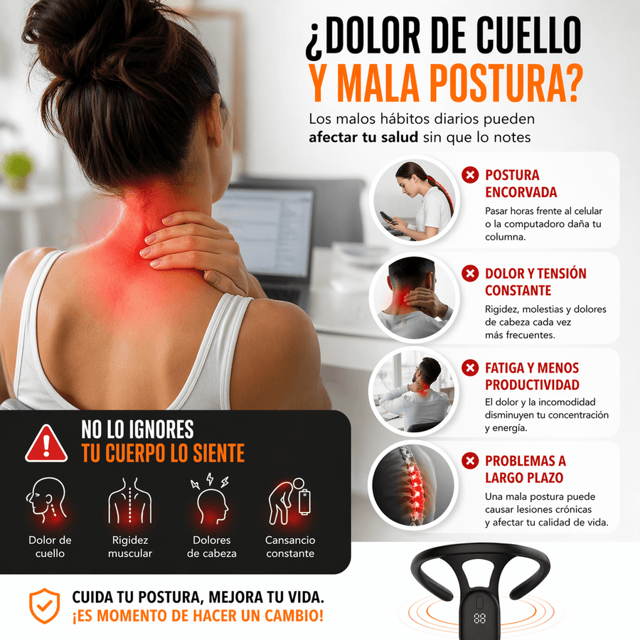 Corrector de Postura Inteligente para Cuello y Espalda