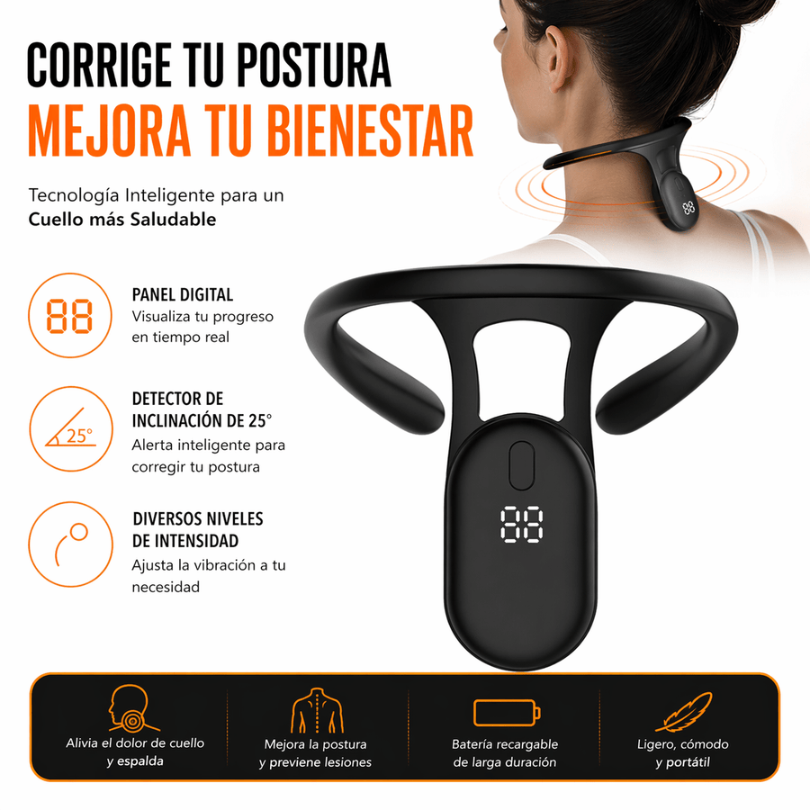 Corrector de Postura Inteligente para Cuello y Espalda