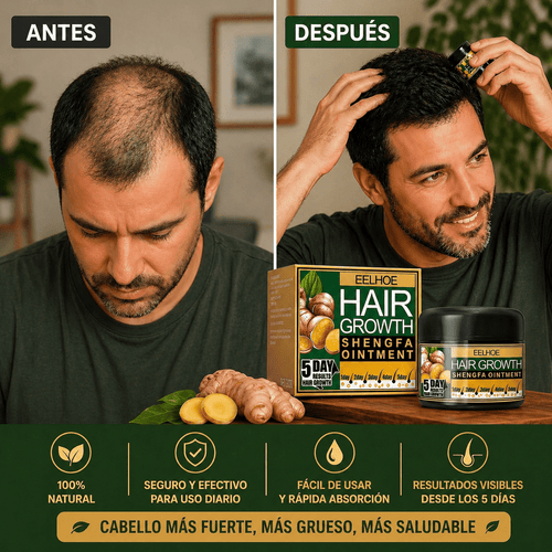 Crema Natural para el Crecimiento del Cabello