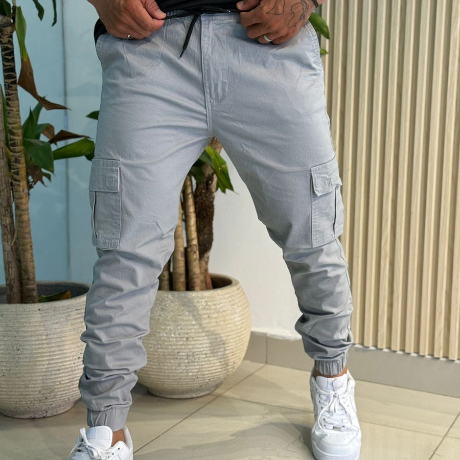 Jogger Cargo en Dril para Hombre