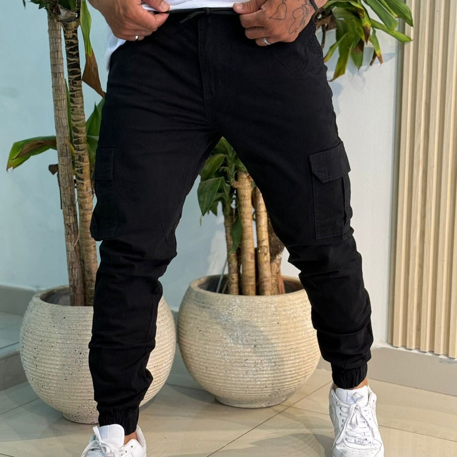 Jogger Cargo en Dril para Hombre