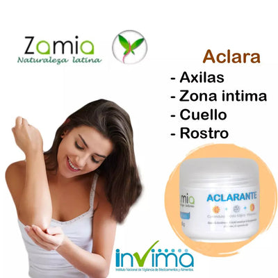 NUEVA CREMA ACLARANTE ZAMIA